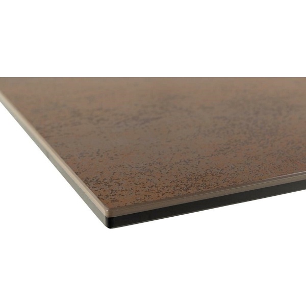 Stół Irwine 168/210cm brązowy/czarny - ACTONA